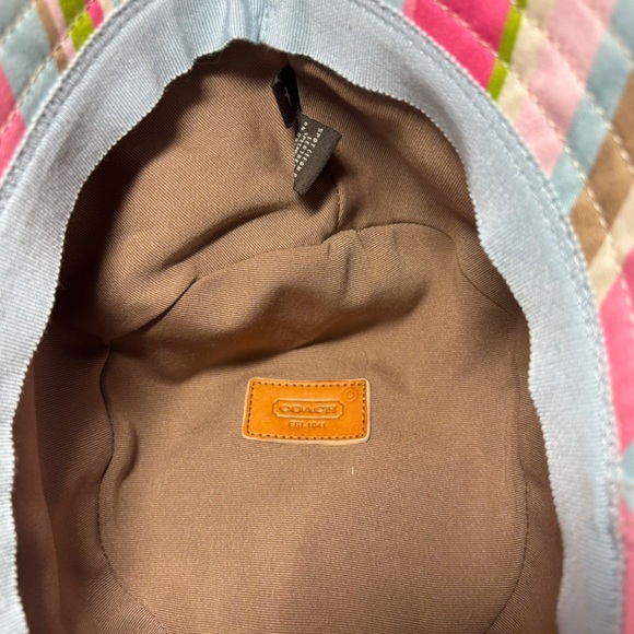 Coach‎ Multi-Color Bucket Hat, Size M/L - Picture 5 of 6